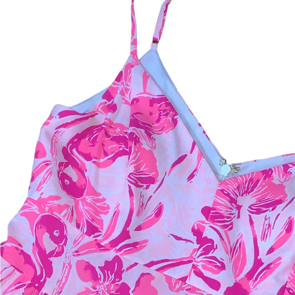 🩷 NWT Lilly Pulitzer Hot Pink Maxi Dress - 0 - Picture 3 of 10